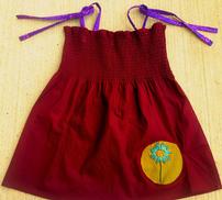 Custom smocked embroidered girls top 202//182